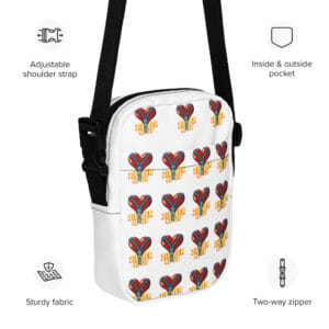 Funny Heart Surgery Utility Crossbody Bag
